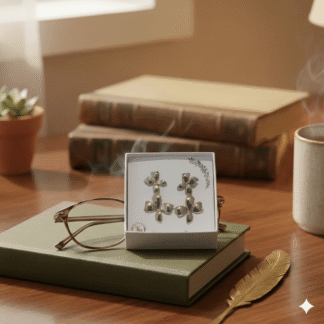 Aretes Dorados doble flor.