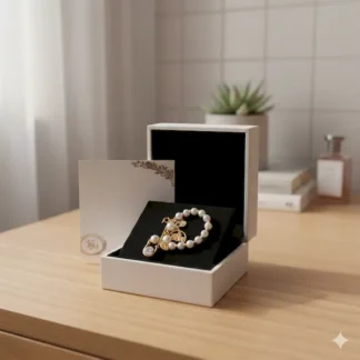 Broche con Rosario de Perlas