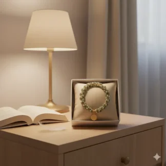 Pulsera en espiral con dije en padre nuestro